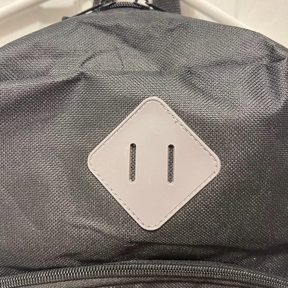 Black Reflective Backpack
